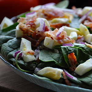 Upper Crust Pizza Oceanside Spinach Salad